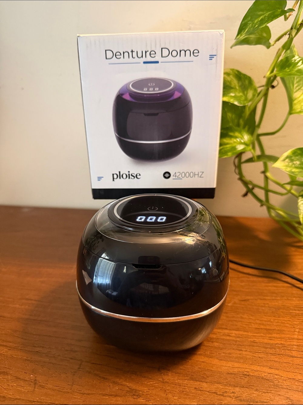 Ploise Denture Dome – Ultrasonic Retainer Cleaner Machine with UV-C